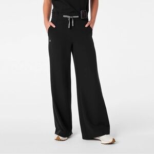 High Waisted Allison Ultra Wide Leg Scrub Pants